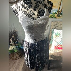 Women's Dress, White Lace Camisole Style Top, New with Tags, Summer Vibes
